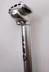 Bike Seat Post Micro Adjust - Silver 25.6 mm x 400mm - UK FAST POST ! - Picture 1 of 5