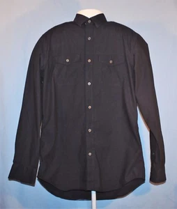 Banana Republic Mens Medium 15-15 1/2 Blue Striped Button Up Long Sleeve Shirt - Picture 1 of 5