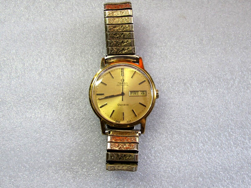 OMEGA Geneve Automatic Day Date G plated Watch Calibre 1022