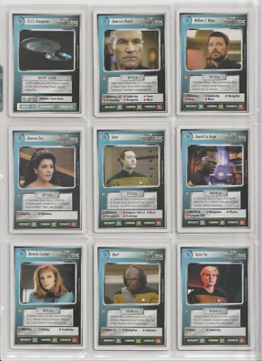 Star Trek CCG Premier ALPHA Unlimited WB 1994 Complete Mint Set Unplayed (363) - Image 1 of 4