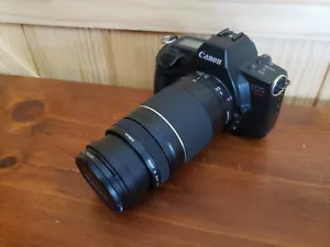 Canon EOS 620 AF SLR 35mm Camera w/Canon EF Lens 75-300 Zoom f/4-5.6 III - Foto 1 di 8
