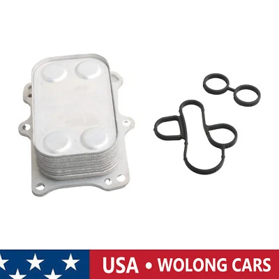 Oil Cooler Assembly with Sealing Gasket Set Fit for Fiat 500 2012 2013-2015 1.4L - Image 1 of 4