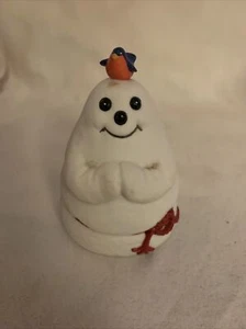 Department 56 Snowman With Birdie Figurine Christmas Decoration Collectible - Picture 1 of 9