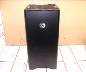 SilverStone Fortress Series FT03B Black Aluminum Micro ATX Computer Case W/ Fan - Picture 1 of 23