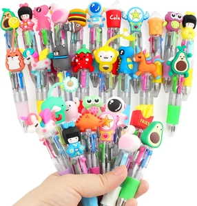 30PCS Multicolored 4-In-1 Mini Retractable Reading Ballpoint Pen for Kids Party - Picture 1 of 7