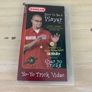 DUNCAN - Vtg 2001 Yo-Yo Trick VHS Video, How To Be A Player - MUST SEE! - Picture 1 of 6