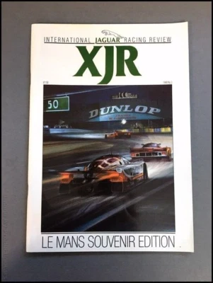 1988 Jaguar XJR LeMans Race Racing Review Program Guide Brochure - Image 1 of 4