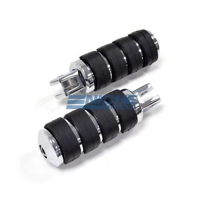 Yamaha Virago 700 XV700 1984-1987 reposapiés delanteros cromados Buffalo Fat Foto 1 de 2