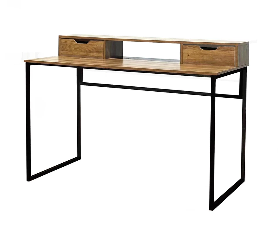 505338   Q.TA' 1 INDUSTRIAL SCRIVANIA METAL/QUERCIA 120X60X95 CM - Immagine 1 di 1