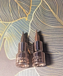 Craftsman 2 piezas. Juego de brocas de destornillador de punto plano hecho en EE. UU. 7/32" y 9/32" - Imagen 1 de 2