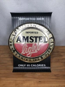 Vintage Amstel Light beer Imported Beer Sign - Picture 1 of 2
