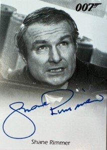 Shane Rimmer Autograph from James Bond Archives Final Edition