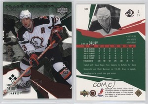 2003-04 Upper Deck Black Diamond Green /100 Chris Drury #130