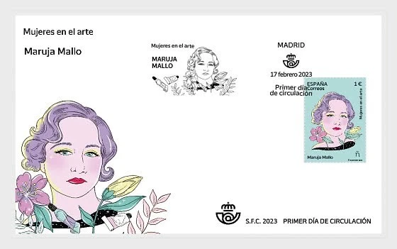 españa 2023 españa mujer arte Maruja MALLO artista pintor ceramis 1v FDC PJ Foto 1 de 1