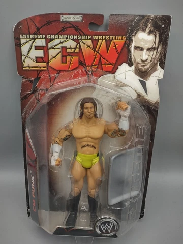 CM Punk Wrestling Action Figure 2007 ECW Series 1 WWE Wrestler Cover