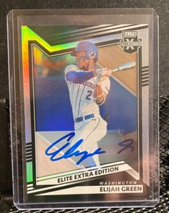 Elijah Green 2022 Elite Extra Edition Base Auto - Nationals - Picture 1 of 2