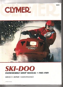 Ski-Doo Snowmobile Clymer Shop Manual 1985-1989 S829 New - Picture 1 of 2