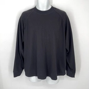 Cotton Citizen NEW Men's Bronx Crew Sweatshirt Size L Jet Black Crewneck - Picture 1 of 9