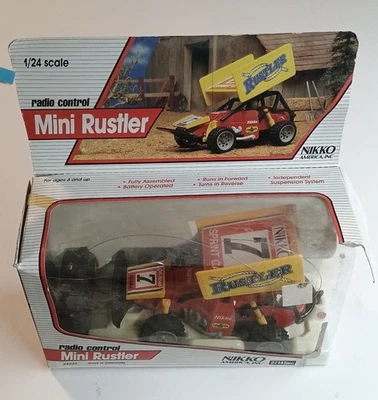 Nikko Remote Control RC #7 Mini Rustler Sprint Car Model 24225 with box 1/24 - Image 1 of 4