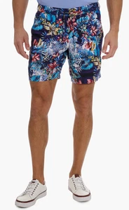 Robert Graham Merrick Floral Men's Classic Fit Flat Front Shorts SZ.36 NWT - Picture 1 of 10