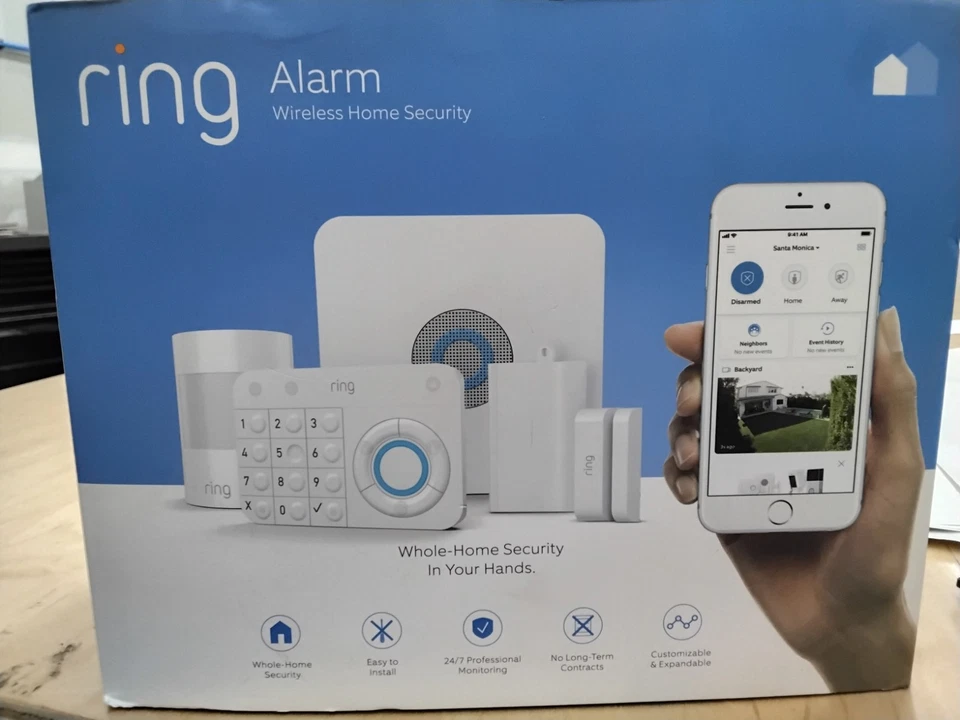 Kit de segurança sem fio Ring Alarm sistema doméstico - 5 peças - Imagem 1 de 1
