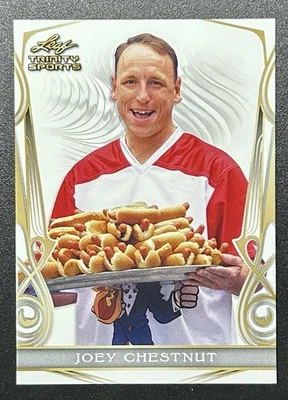 2023 Leaf Trinity Mega Box Base Sports Joey Chestnut #BS-7 - Image 1 of 2