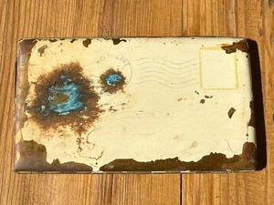 Vintage Brass Enamel Harry Richman Signed Letter Cigarette Case 1930’s Rare Ex - Picture 1 of 8