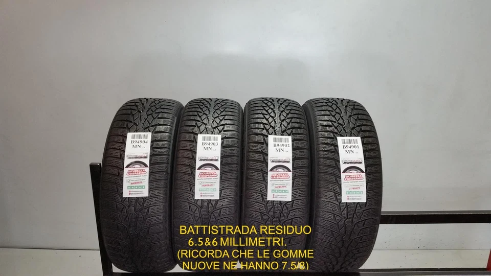GOMME USATE  TERMICHE 205/55R16 91H NOKIAN WR D4 PNEUMATICI B94904 - Bild 1 von 1