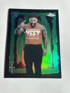 2025 Topps Chrome Cactus Jack WWE Jey Uso/99 Green Refractor Festival Fury - Imagen 1 de 7