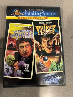 Dr Phibes Rises Again Abominable Dr Phibes DVD Vincent Price Horror Movie Film - Image 1 of 2
