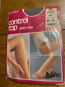 Pantimedias Matisse Control Top - Color Gris - Talla Promedio - De Colección Nuevo de Lote Antiguo - Imagen 1 de 7