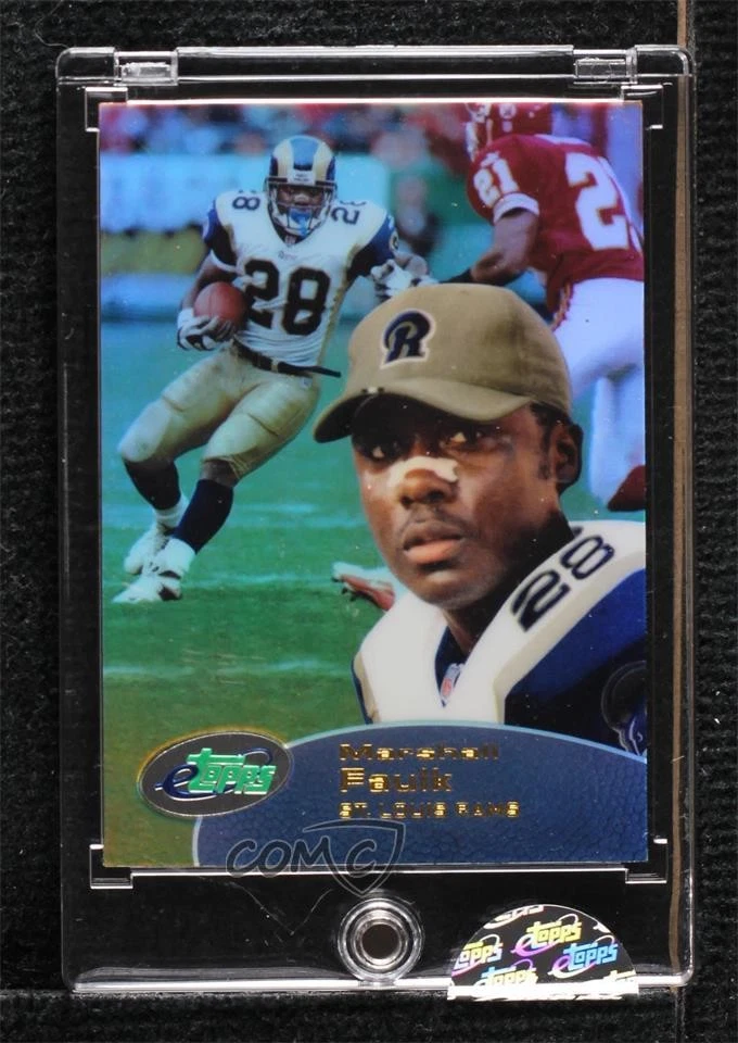 2001 eTopps Marshall Faulk #50 HOF - Image 1 of 2