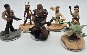 Star Wars Disney Infinity 3.0 Set 6 Figuren Chewy Yoda Obi-wan Rey Finn Ahsoka - Bild 1 von 10