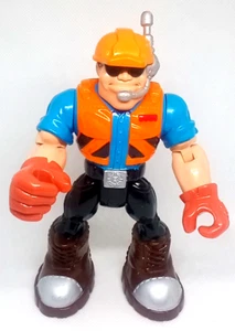 Mattel Fisher-Price Rescue Heroes Rip Rockfeller - 2000- 6.5In -Construction…91 - Picture 1 of 4
