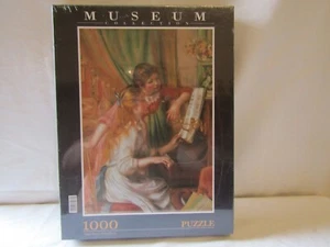 1000 PEZZI PUZZLE COLLEZIONE MUSEO SIGILLATO IN FABBRICA RENOIR DEMOISELLES AU PIANO. - Foto 1 di 2