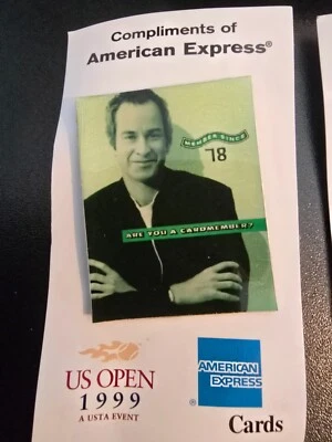 Prendedor American Express Sponsor US Tennis Open USTA tú eliges año y jugador Foto 1 de 3