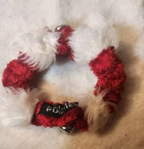Jingle Bell Dog Red Christmas Holiday Collar Bells by Plush Puppies Size Small - Picture 1 of 5