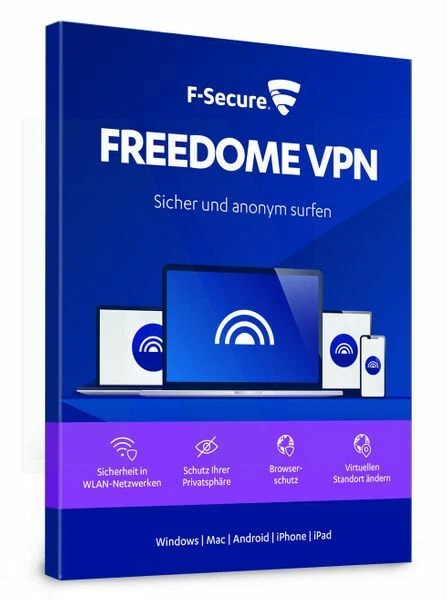 F-Secure Freedome VPN 2024 5 PC Geräte 1 JAHR WIN MAC Android - Bild 1 von 1