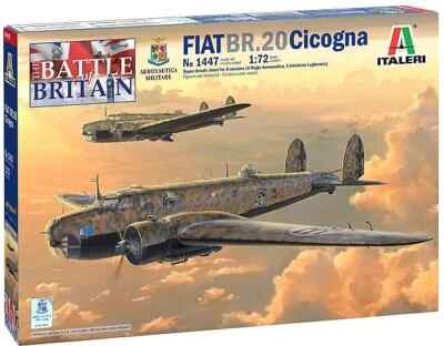 Modello Da Montare, FIAT BR.20 Cicogna, Guerra Civile 1937, 1:72 Italeri - Immagine 1 di 4