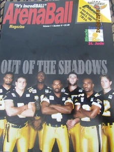 1995 IOWA BARNSTORMERS AFL KURT WARNER Program - Pre-NFL Rookie HOF'er - Foto 1 di 3