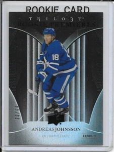 2018-19 Upper Deck Trilogy Andreas Johnsson Black Rookie # 61 #d/99 - Picture 1 of 2