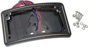 LETRIC LIGHTING CO Perfect Plate Light Curve Blk XL `14 Up LLC-CPPL-B5 - Picture 1 of 1