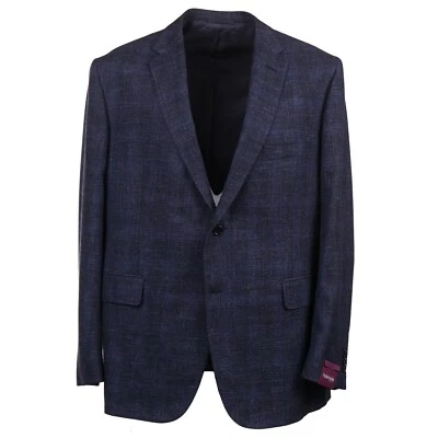 Sartoria Partenopea Slim-Fit Dark Blue Woven Melange Sport Coat US 48R  - Image 1 of 4