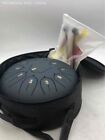 Black Percussion Musical Instrument Steel Tongue Drum With Case And Music Book