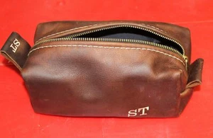 lifetime Leder Rasier Reisetasche "ST" - Bild 1 von 3