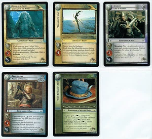 LORD OF THE RINGS TCG SET OF 5 WETA PROMO CARDS 0P56 - 0P60 - Picture 1 of 1