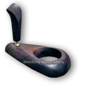 Supporto portapipe in legno per pipa da fumo tabacco supporto per pipa vela 1 artigianato vintage - Foto 1 di 1