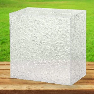 Water Ripple Acrylic Wedding Card Box Gift Money Holder 10 x 10 x 5.5 - Picture 1 of 8