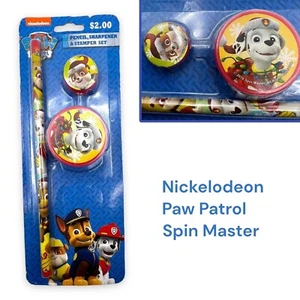 Paw Patrol Pencil Sharpener & Stamper Nickelodeon Collectable 2016 Spin Master - Picture 1 of 4
