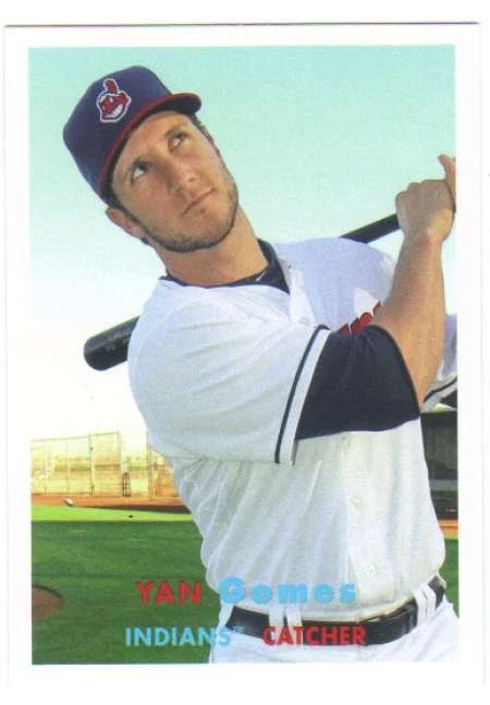 2015 Topps Archives #51 Yan Gomes NM-MT Indians (1957 Topps) ID:22178 - Image 1 of 1